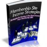 Membership Site Income Strategies